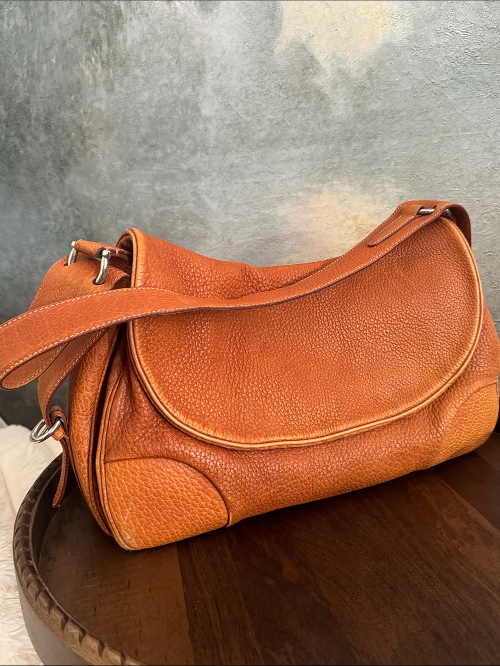 SUAREZ New York/ Made in Italy Leather Shoulder Bag